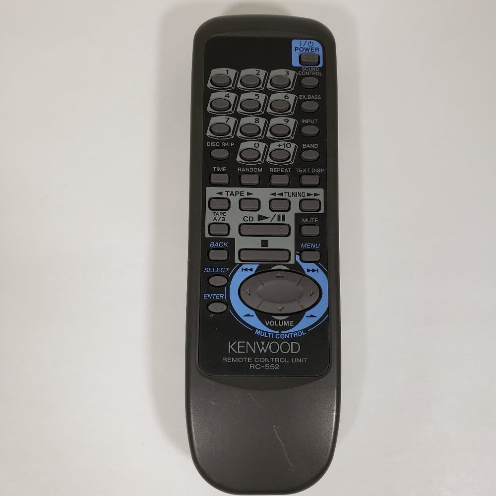 Kenwood RC-552 Remote Control Unit for Audio System Genuine OEM Tested Working
